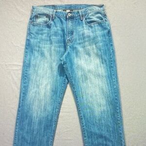 Lucky Brand Jeans Mens 36 Blue Bootcut Denim Casual Western Classic Y2K Retro